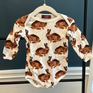 Milkbarn Onesie with Bunny Print
